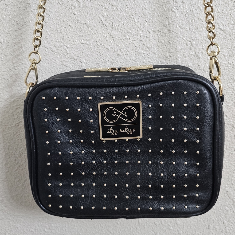 Itzy Ritzy Black Studded Women's Bag